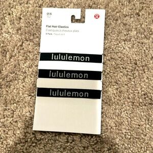 Hair elastics pack of 6. Lululemon